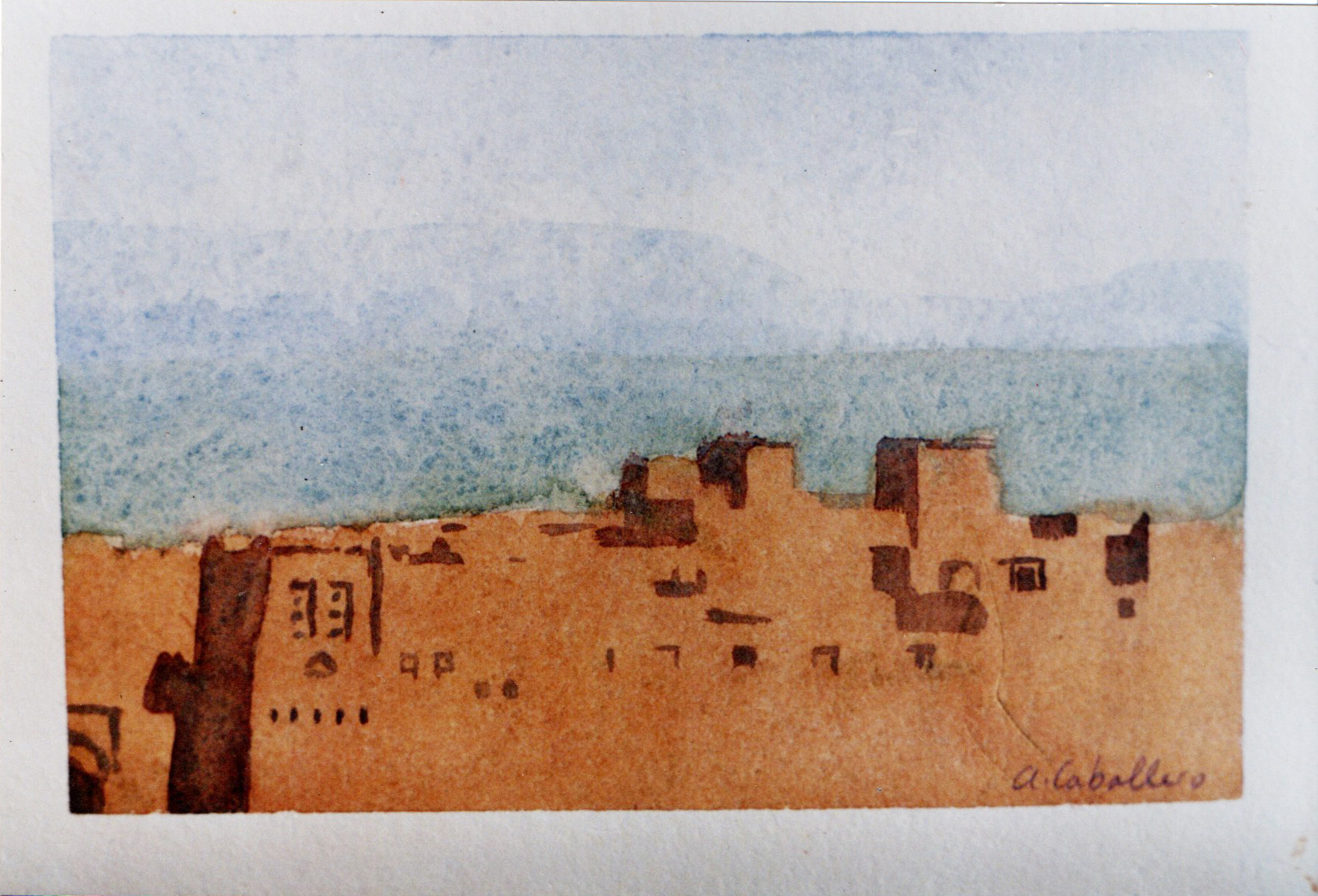 tunez-acuarela-alejandra-caballero-paisaje